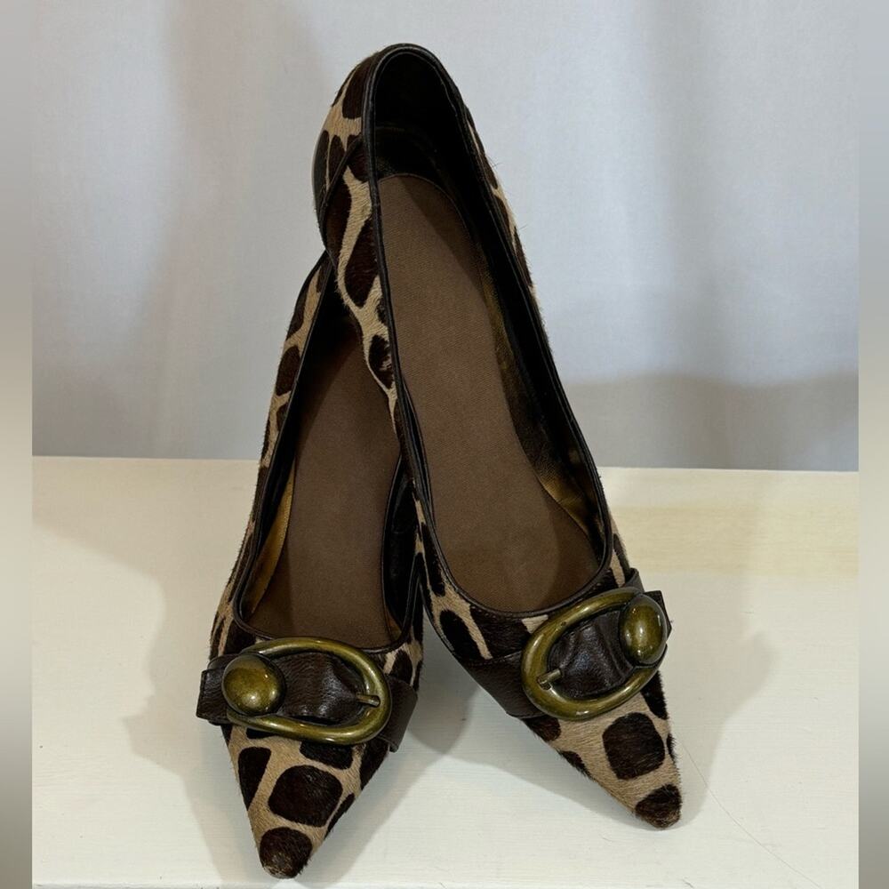 Nine West Animal-print high heels with Buckle